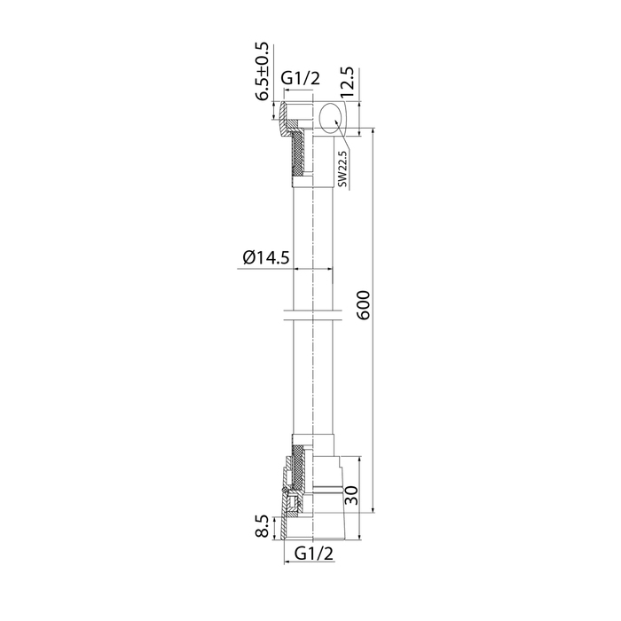 Iddis душевой шланг A50711 0.6