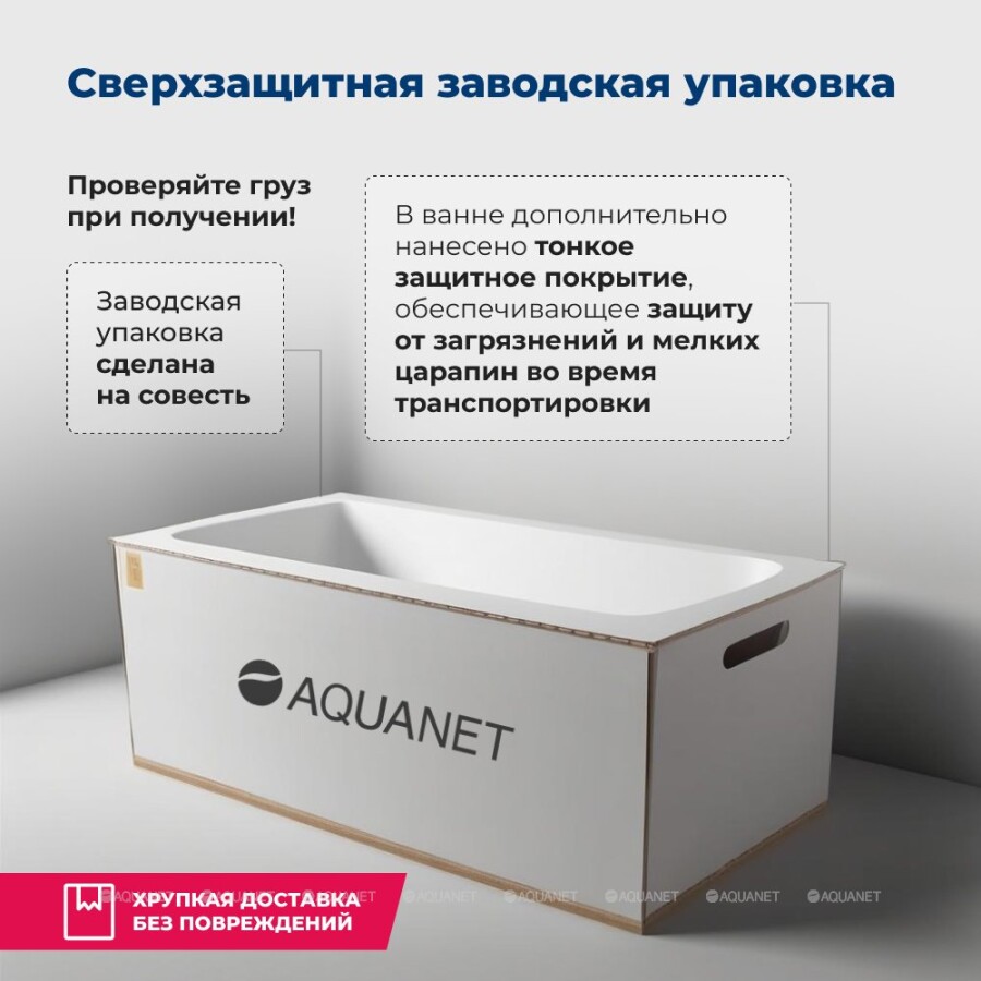 Акриловая ванна Aquanet Lotos 170x70 (с каркасом) 00334159