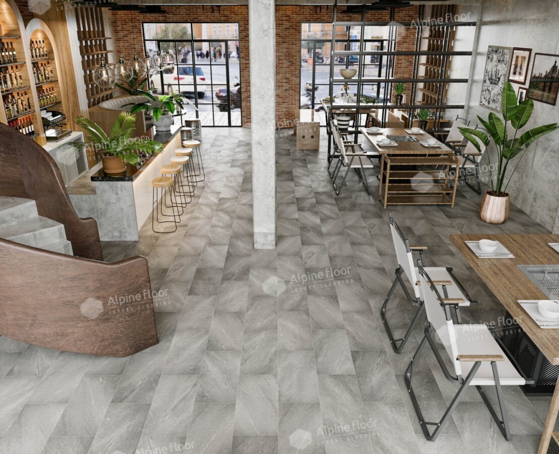 Alpine Floor Stone Mineral Core SPC ламинат Авенгтон ECO 4-4-R Mineral Core 609,6х304,8х4,0 mm.