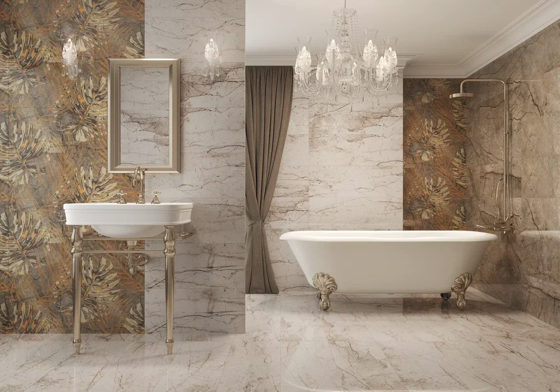 Плитка настенная 805B Eurotile Passion Декор 29,5x89,5