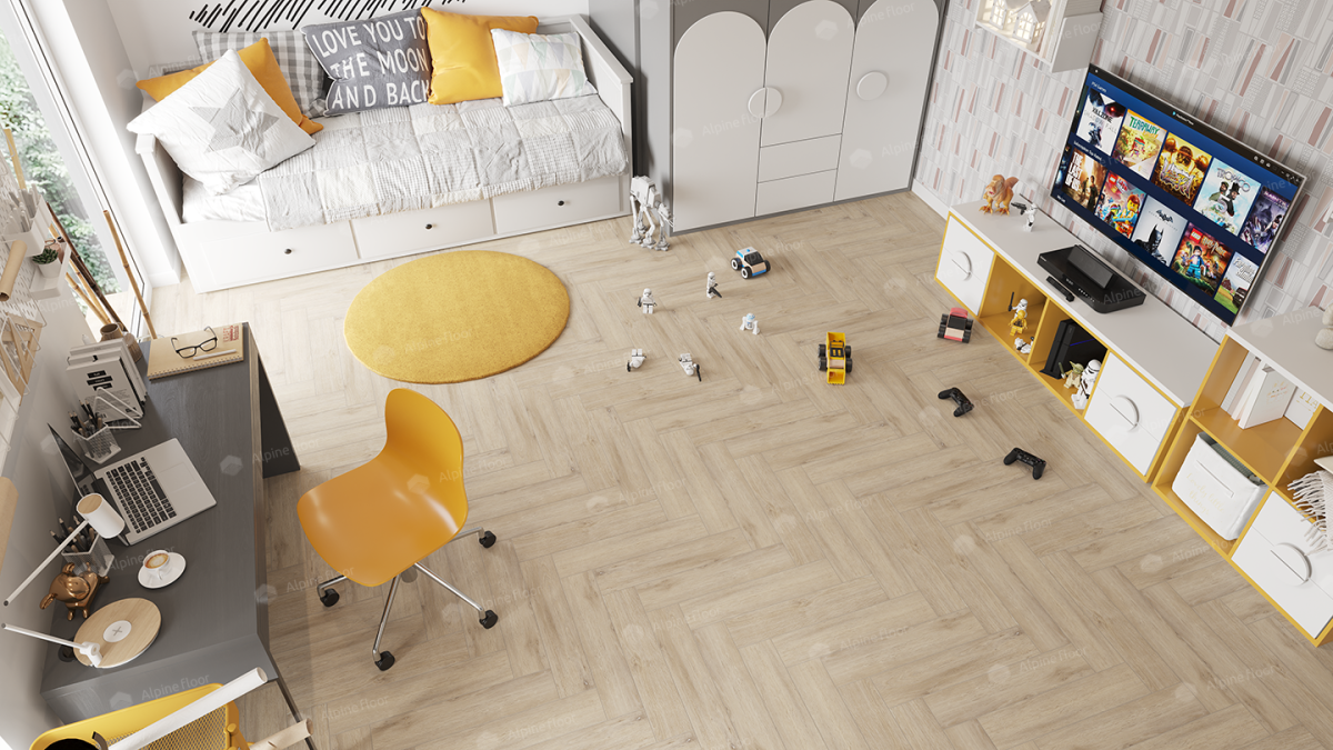 Alpine Floor Parqet LVT Кварцвиниловая плитка Дуб Медия ECO 16-20 590 х 118 х 2.5 mm
