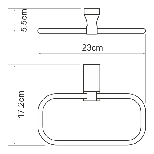 WasserKraft Abens держатель для полотенец K-3260