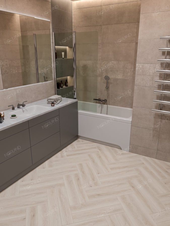 Alpine Floor Norland Lagom Parquet LVT Кварцвиниловая плитка Vakker 1034-1 590 x 118 x 2 mm