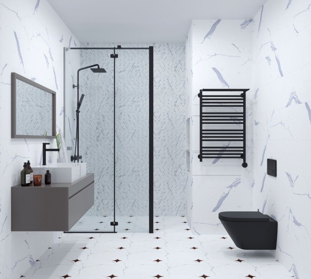 Плитка настенная Eurotile Statuario White 30x60