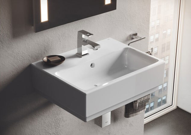 Grohe Cube Ceramic 3948300H раковина подвесная 45 см альпин-белый