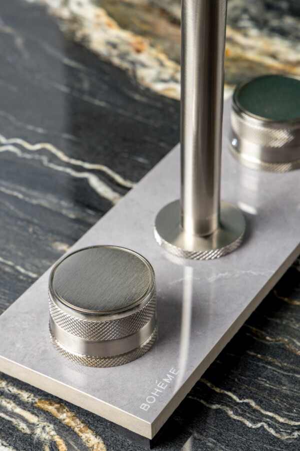 Смеситель для раковины Boheme Prestige Nickel Brush на 3 отв. 152-NB-PR