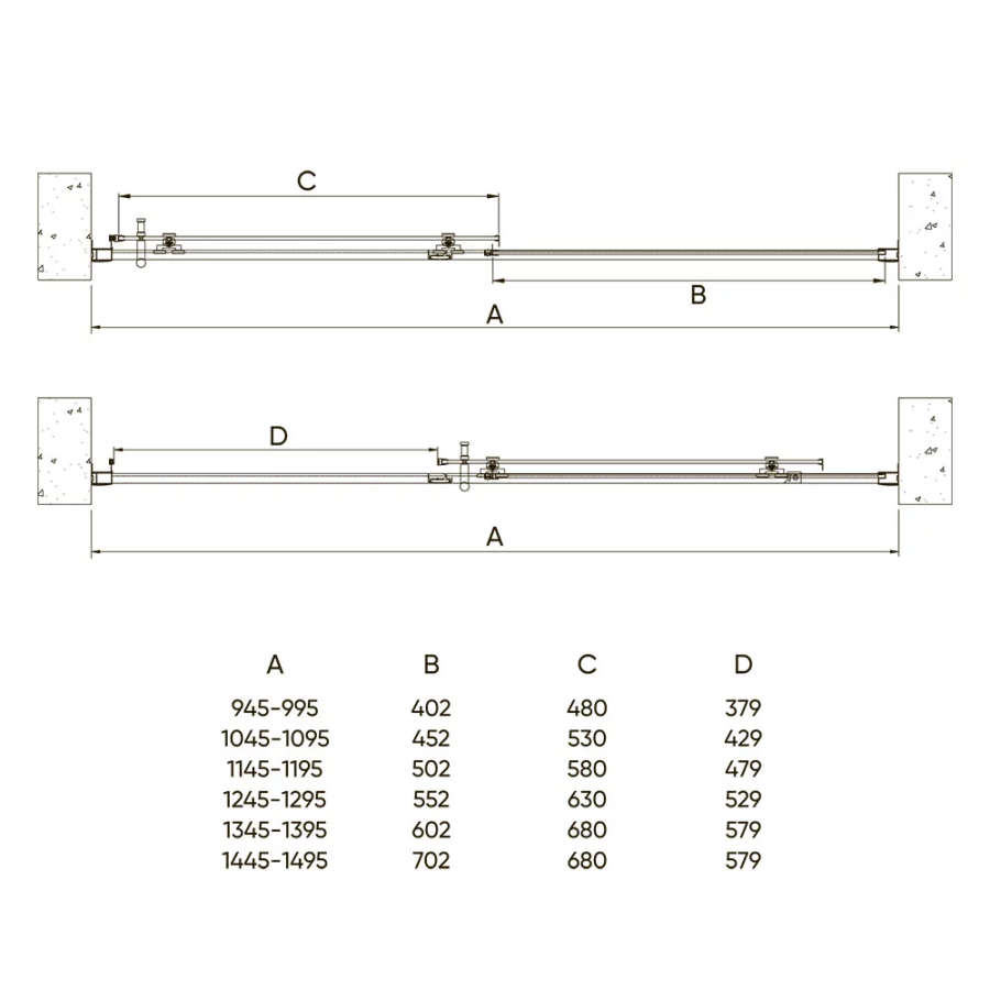 Veconi VN-72 душевая дверь 100 см VN72-100-01-C4