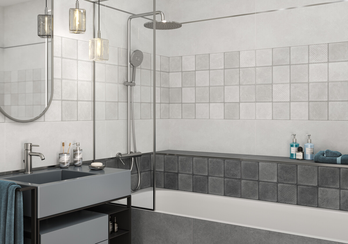 Alma Ceramica Cube Керамическая плитка настенная 300 x 900 x 8.5 TWU3090CUB70R