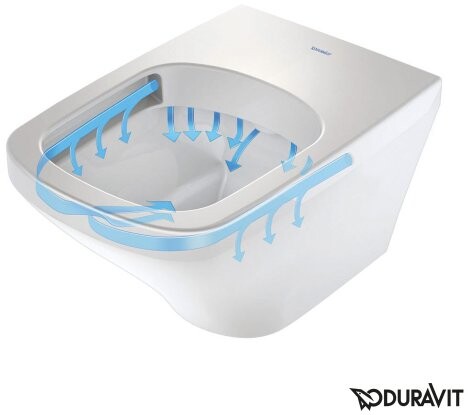 Duravit DuraStyle 45510900A1 унитаз подвесной безободковый с крышкой