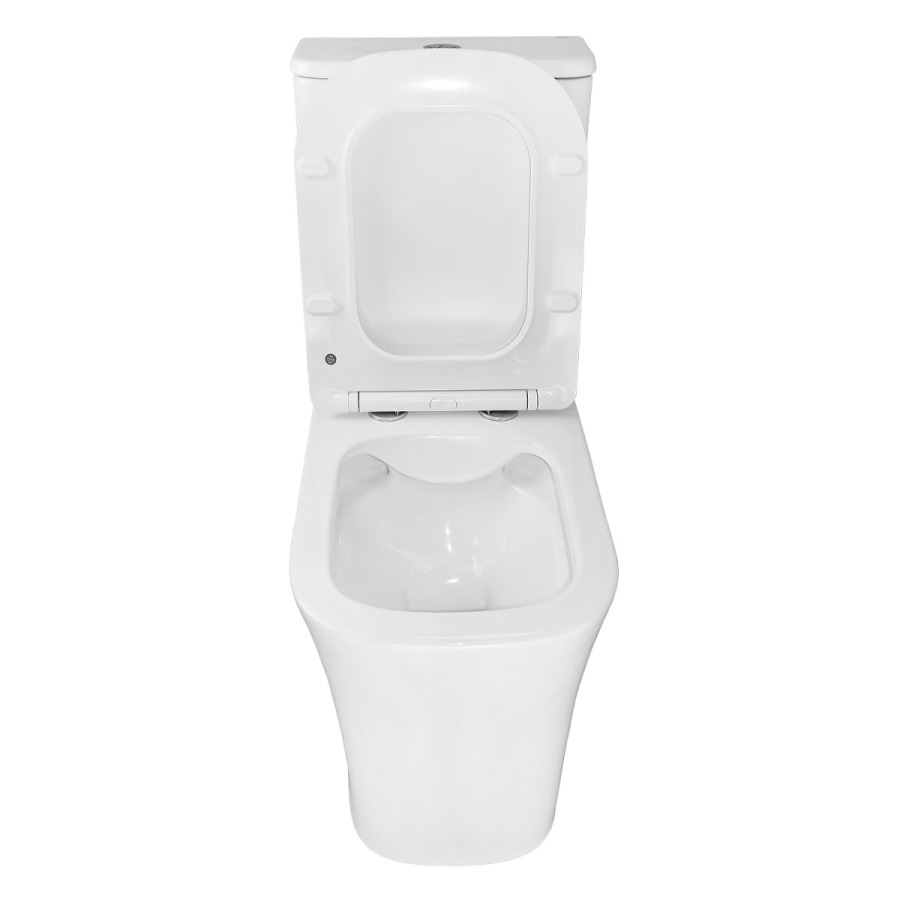 Azario ANTEO SQUARE унитаз напольный безободковый с сиденьем микролифт AZ-1218A