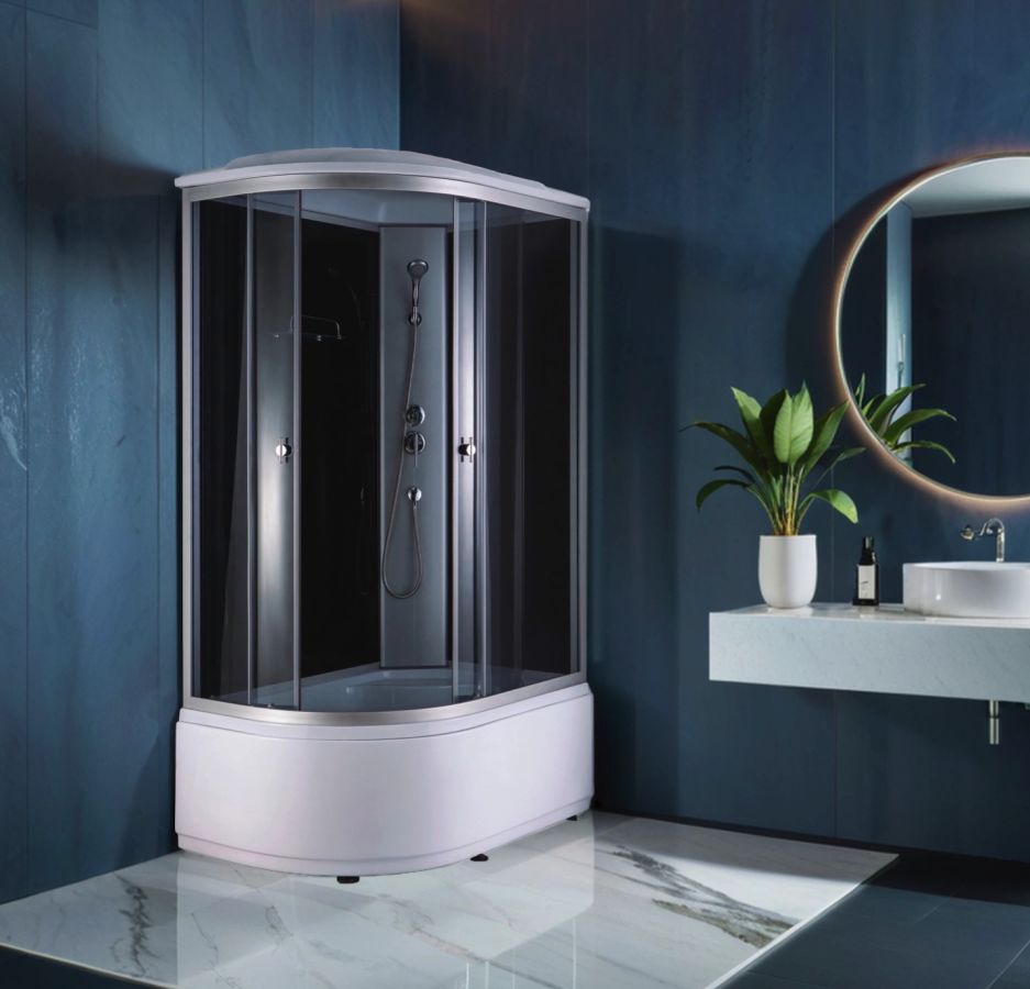 Душевая кабина Loranto 1200x800x2150 поддон 40 см Правая CS-887EATM/B-120