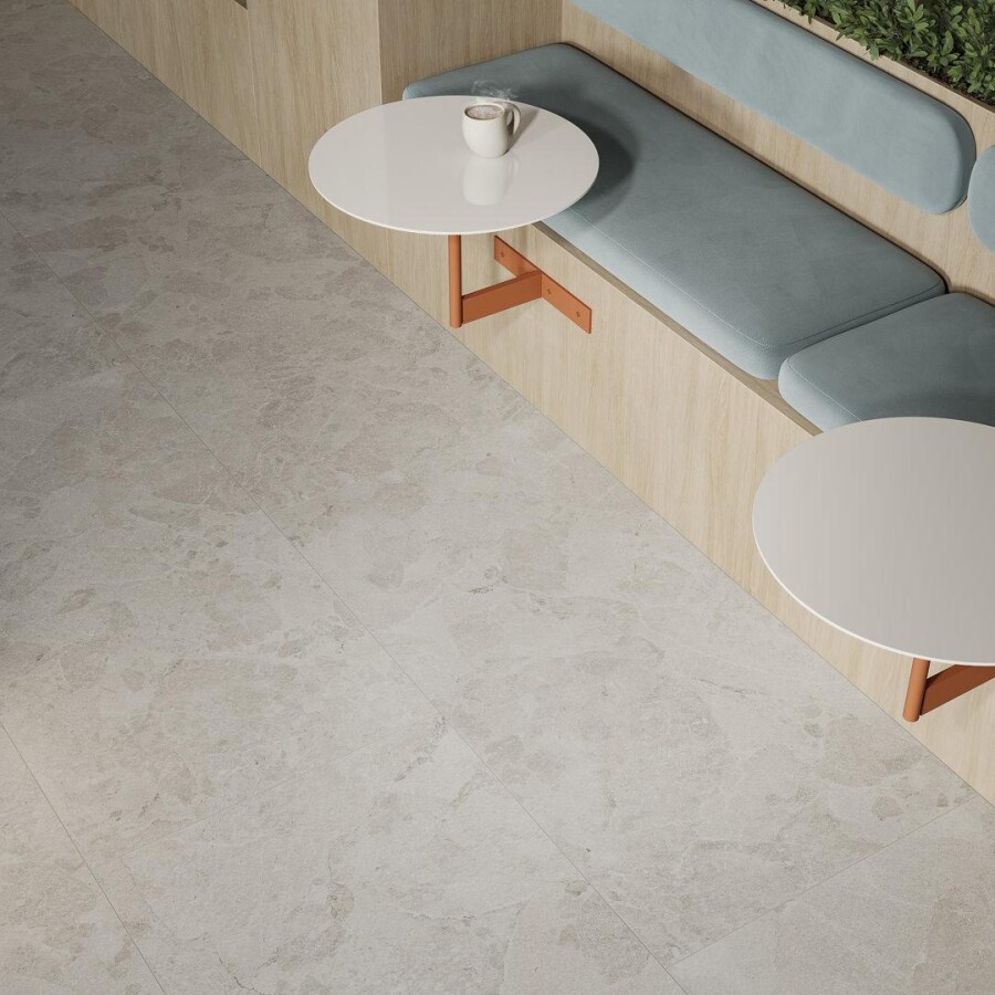 Керамический гранит Kerama Marazzi Прованс Сплит серый светлый матовый обрезной 60x60x0,8 KM6060G1231R8