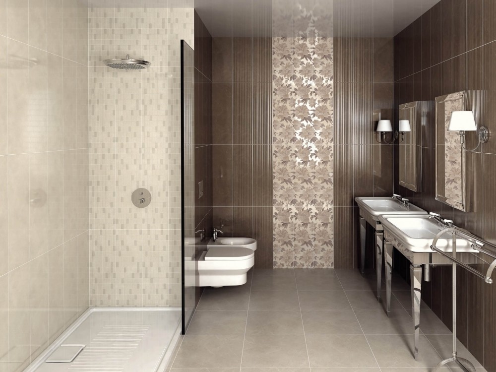 Kerama Marazzi Низида 25х75 см декор настенный серый мозаичный