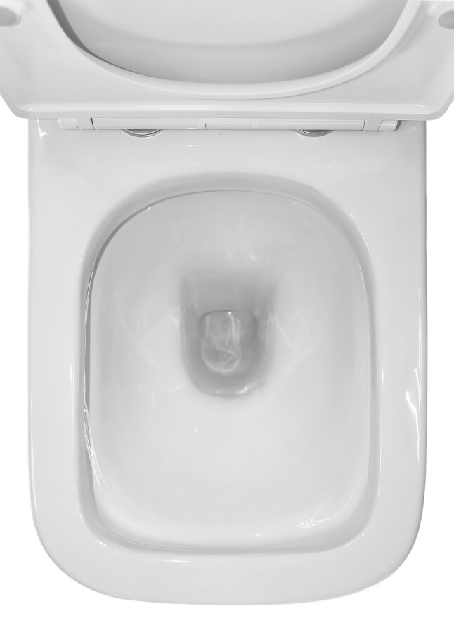 Унитаз-компакт Azario SAVIA 370х640х810 напольный, безободковый, система смыва Rimless, с быстросъемным сиденьем "Микролифт" AZ-8303D-s