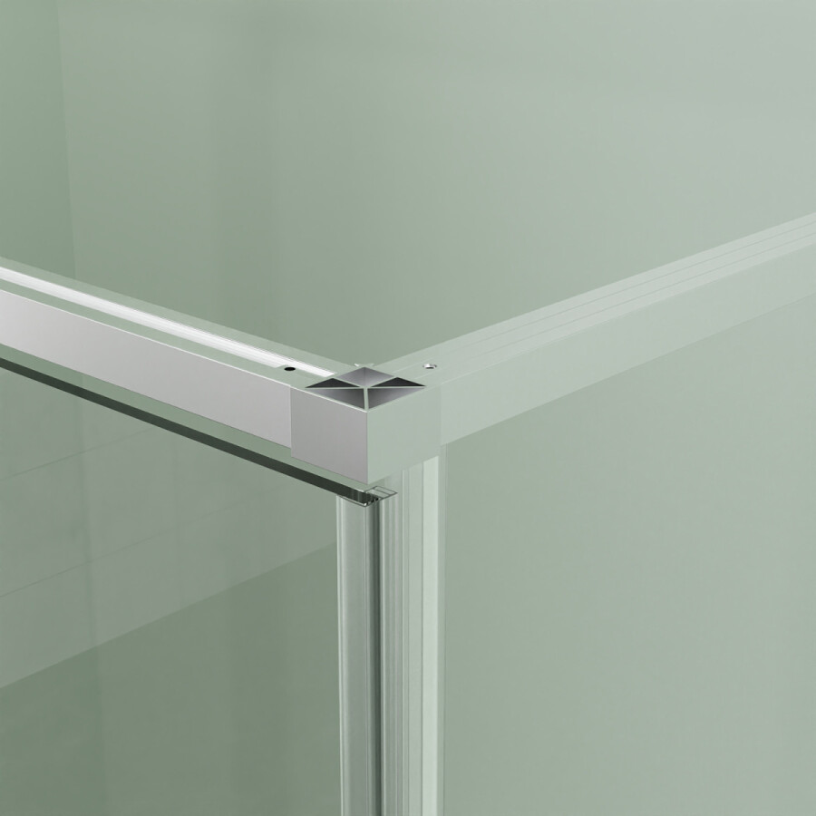 Душевое ограждение Azario Male 1200х900х1950 прозрачное стекло 6 мм, профиль брашированное золото AZ-J50-12090-BGL-CL