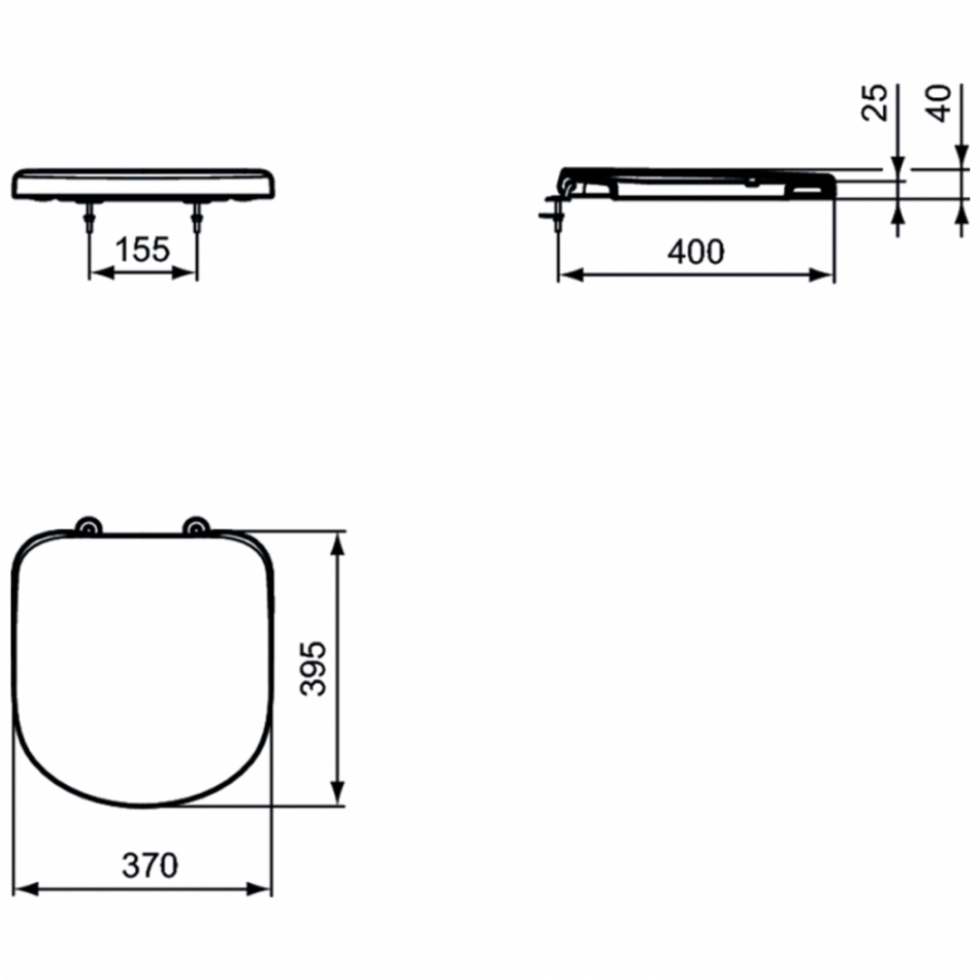 Ideal Standard Tempo сиденье для унитаза T679901