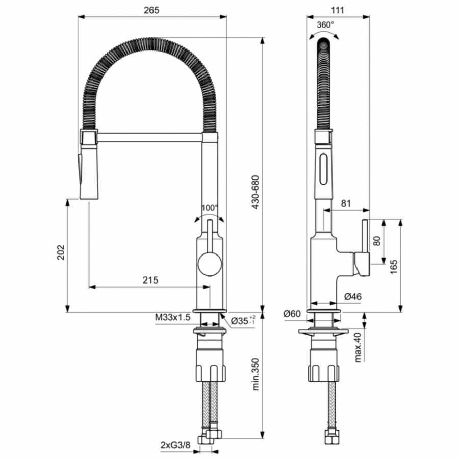 Ideal Standard Ceralook смеситель для кухни BC302AA