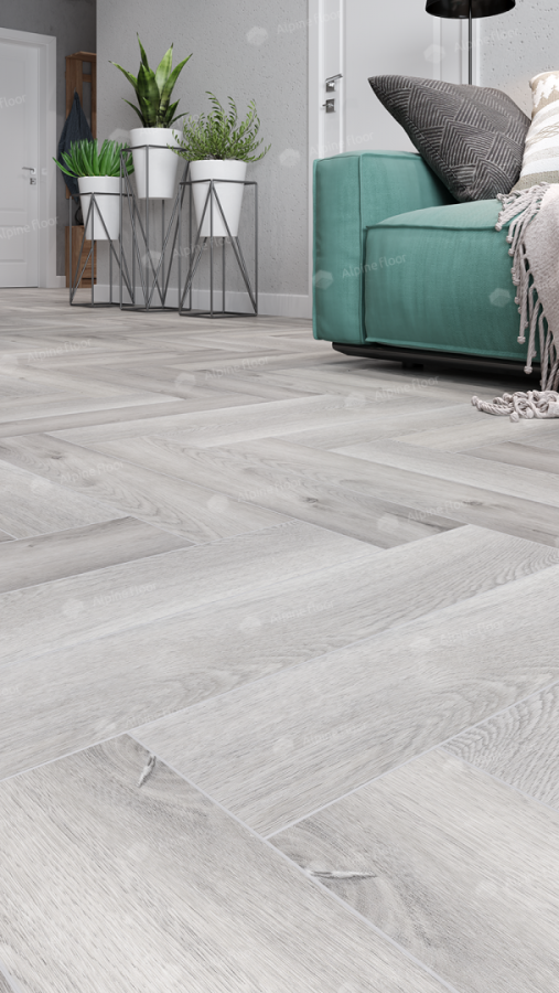Alpine Floor Parqet LVT Кварцвиниловая плитка Дуб Лейтена ECO 16-18 590 х 118 х 2.5 mm