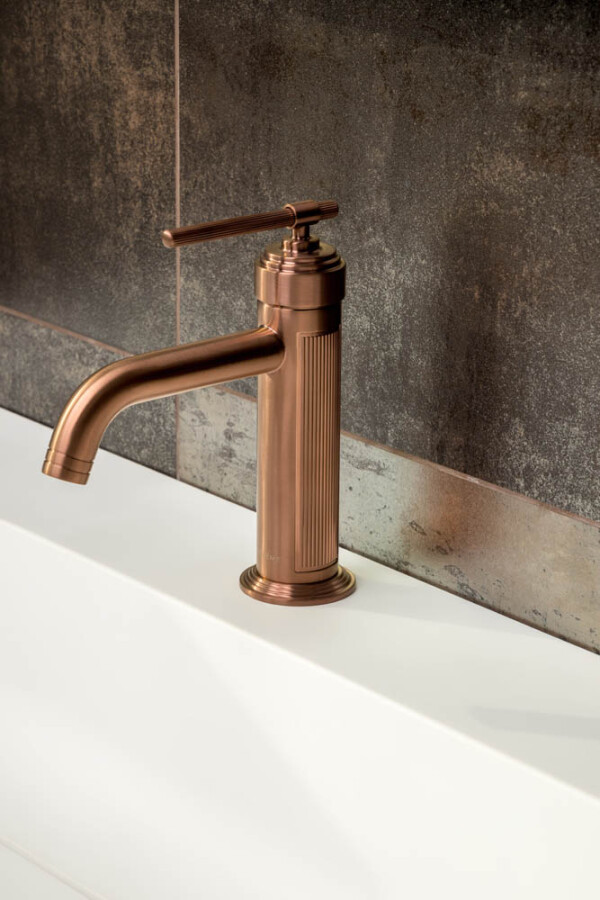 Смеситель для умывальника Boheme Eterna Copper Brushed 171-CB