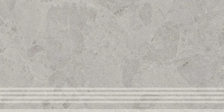 Керамический гранит Ступень Kerama Marazzi Прованс Сплит серый светлый матовый обрезной 30x60x0,8 KM6060G1231R8GRF