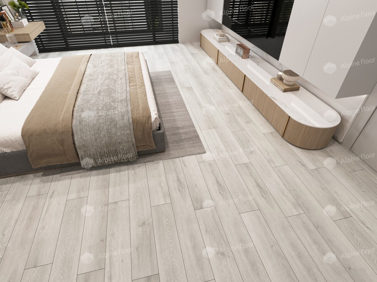 Alpine Floor Classic SPC ламинат Ясень Серый ECO 134-5 MC 1220 х 183 х 4.0 mm
