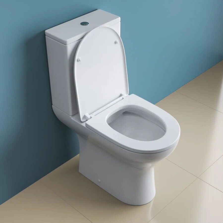 Унитаз-компакт безободковый с сиденьем BelBagno LOUNGE BB045CPR/SC BB045/051T