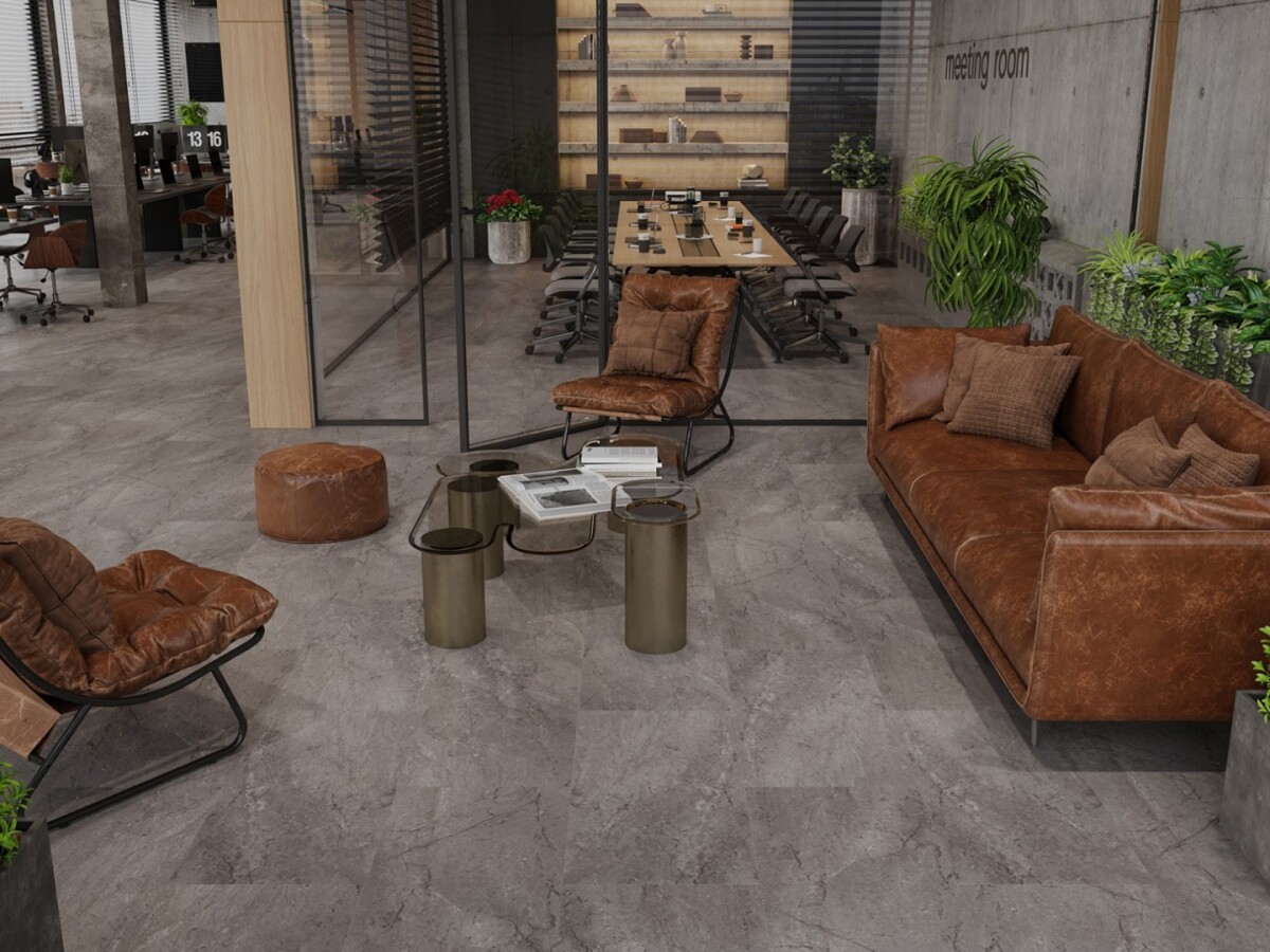 Alpine Floor Stone Premium LVT Кварцвиниловая плитка Барбо ЕСО 26-6 940 х 470 х 2,5 mm