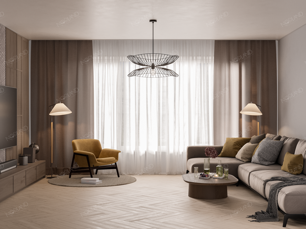 Alpine Floor Norland Lagom Parquet LVT Кварцвиниловая плитка Elegant 1034-8 590 x 118 x 2 mm