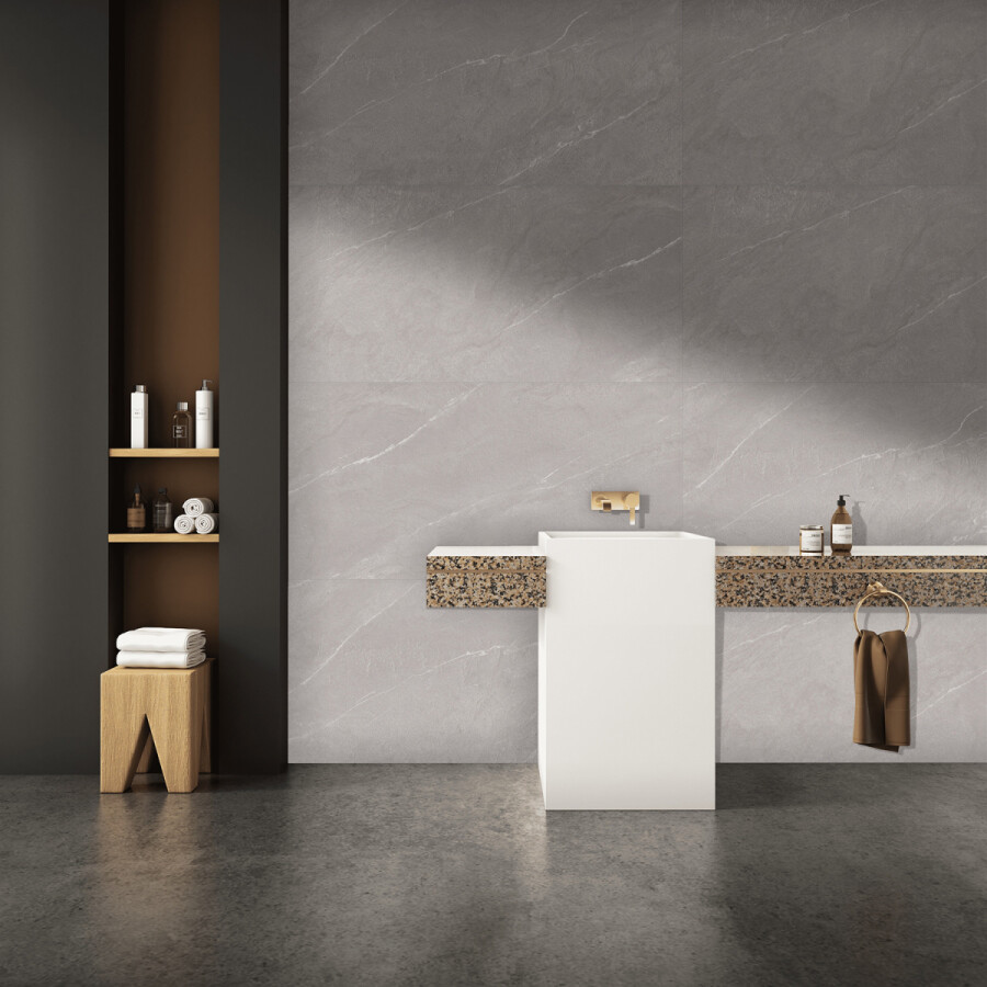 Керамогранит Azario Crusty Nelson Silver Carving 80x160 см Carving F231123017C