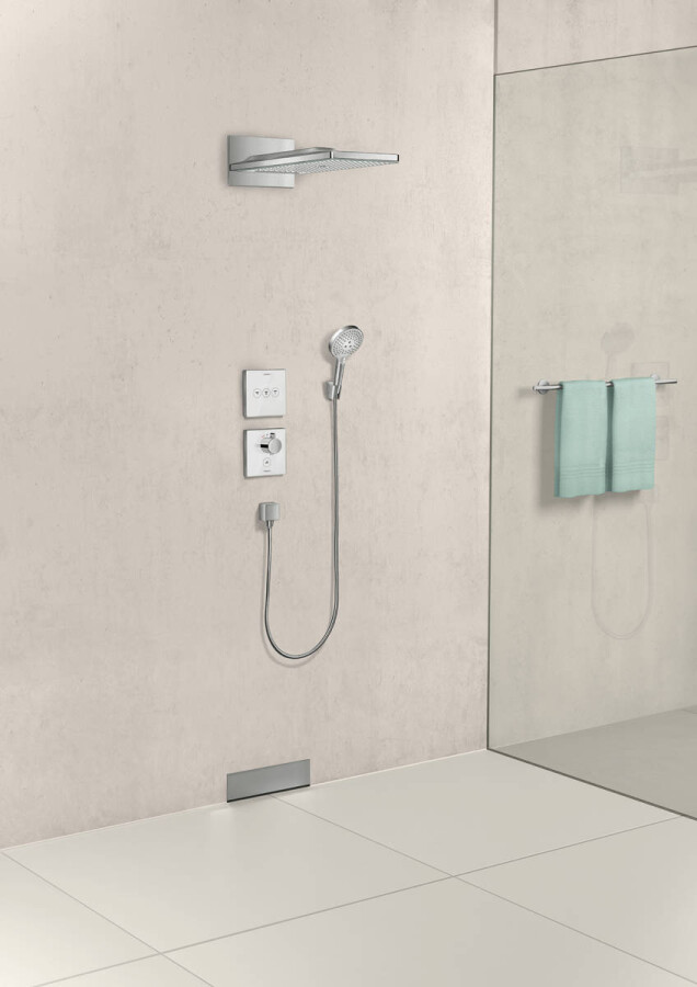 Hansgrohe Rainmaker Select Верхний душ 580 3jet хром-белый матовый 24001400