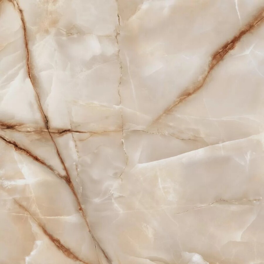 Керамогранит 6060ORO11P LCM Onyx Royal Latte Полированный 600 x 600 x 8 мм.