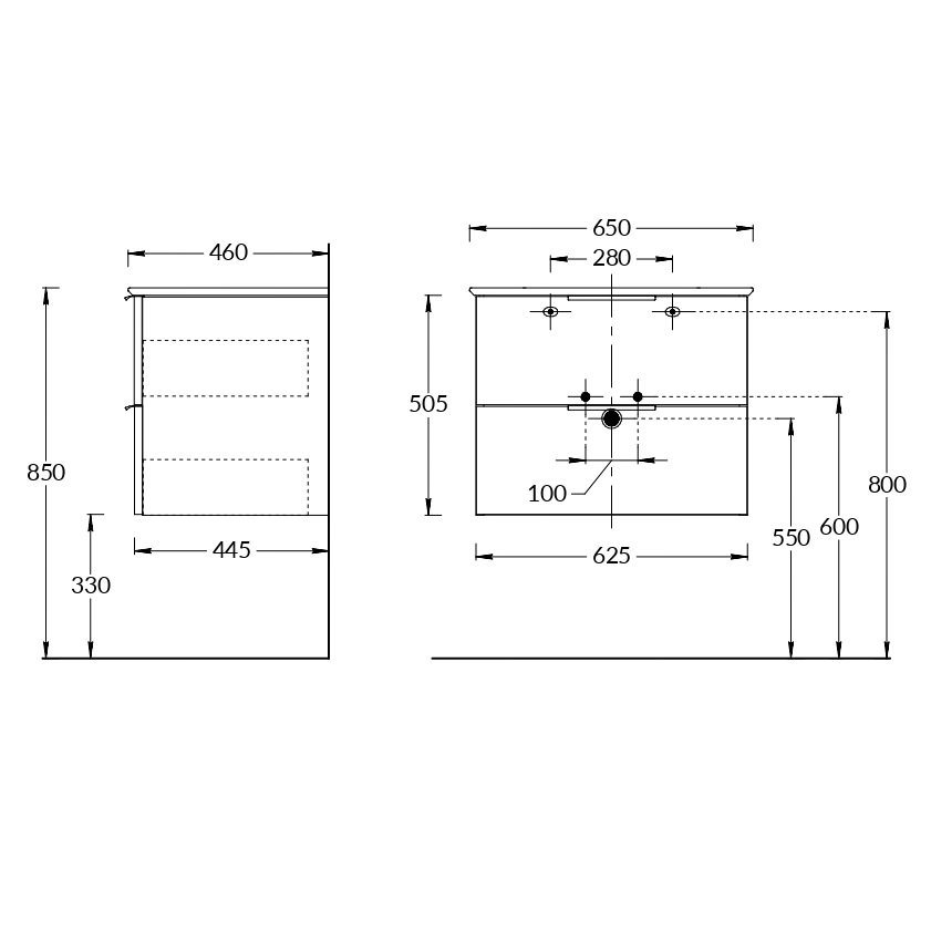 Kerama Marazzi Piano Forte тумба под раковину 65 см PI.F.65WHT