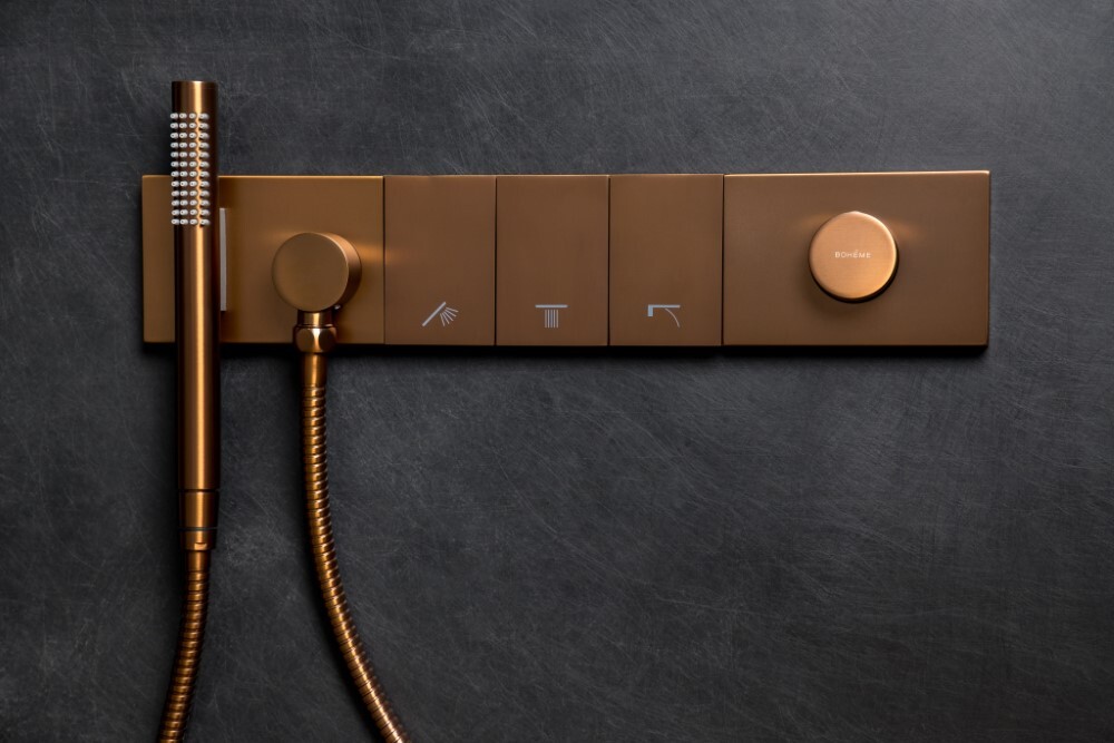 Душевая система трехпозиционная Boheme Zodiac Brushed Bronze 132-BRB