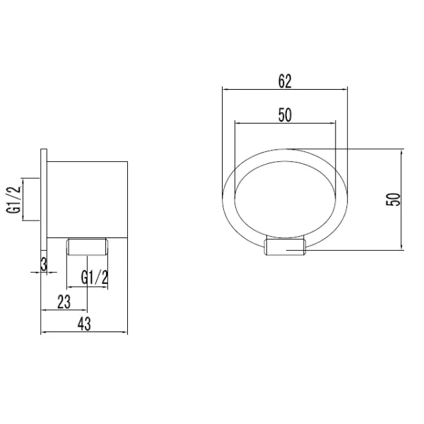 Lemark подключение для душевого шланга LM8026C