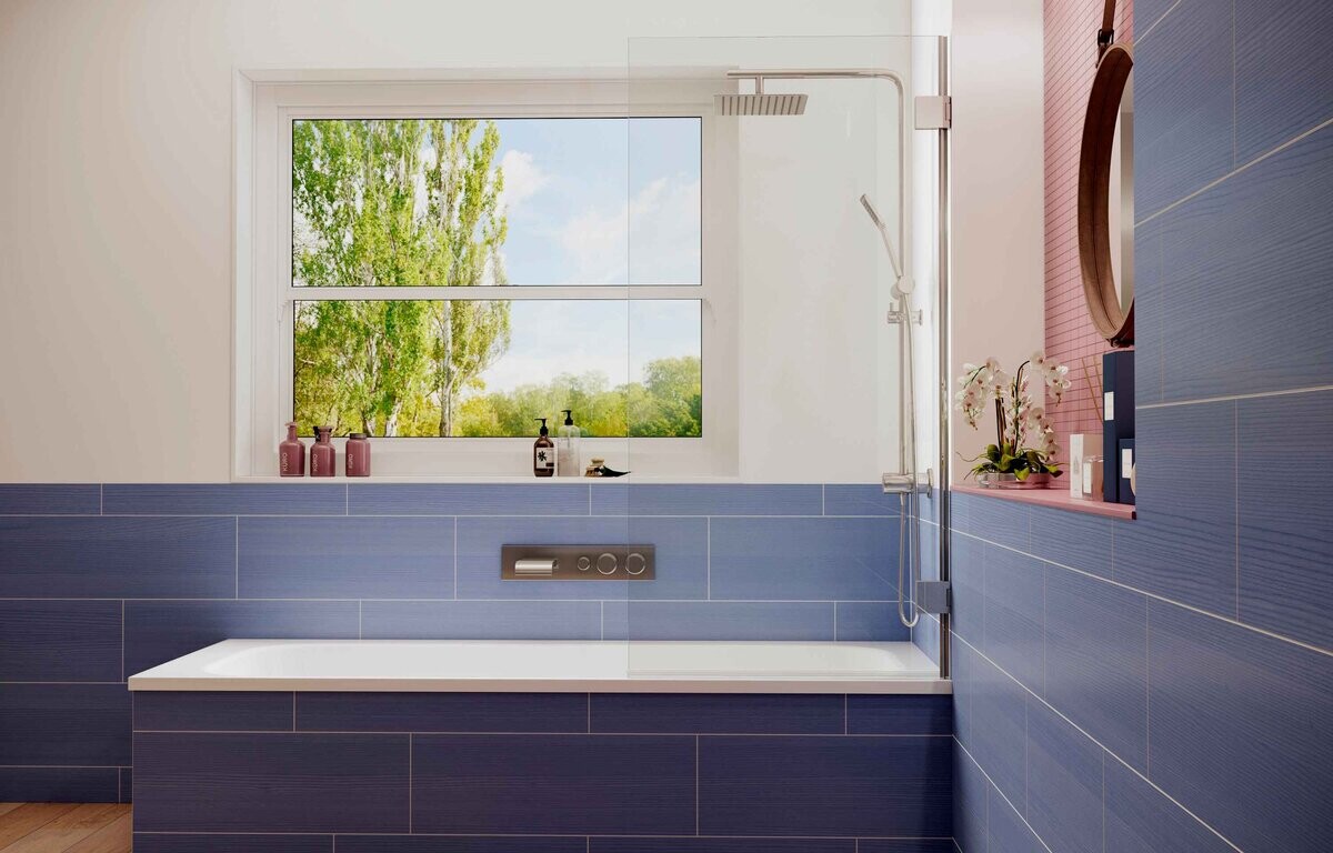Шторка для ванны Ambassador Bath Screens 16041101 (70х140) хром,стекло прозрачное,распашная,1 место
