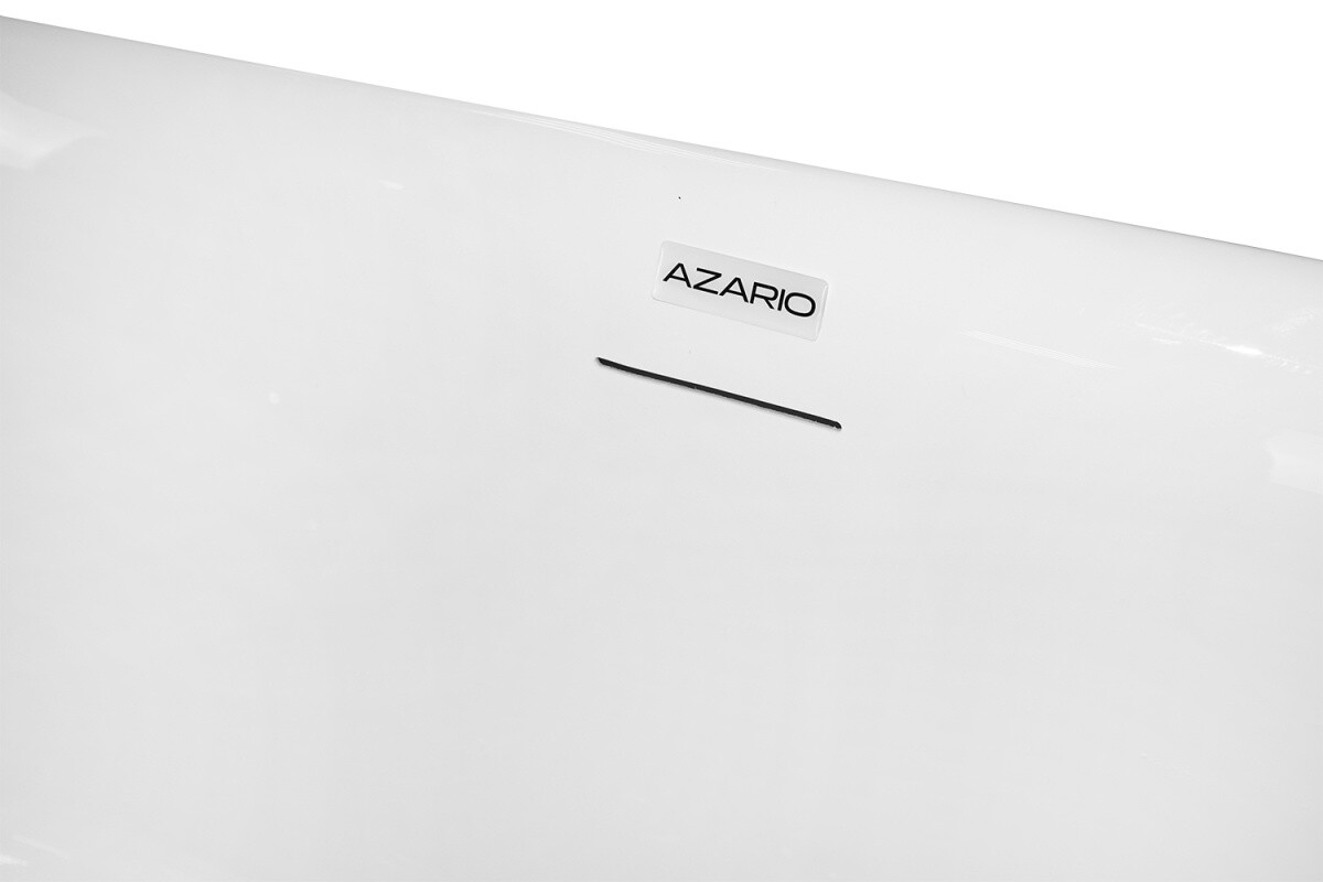 Ванна акриловая Azario Melado 1700х730х560 отдельностоящая, в комплекте с сифоном и металлическими ножками, белый AZ-7001-17W