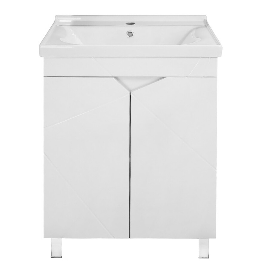 Комплект Тумба Loranto Оптимум 70 700х470х825 напольная, с раковиной Monte NEO 70, белый CS00106209