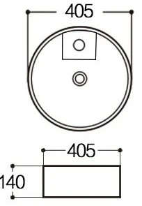 Aquatek Европа AQ5212-00 раковина накладная 40,5 см