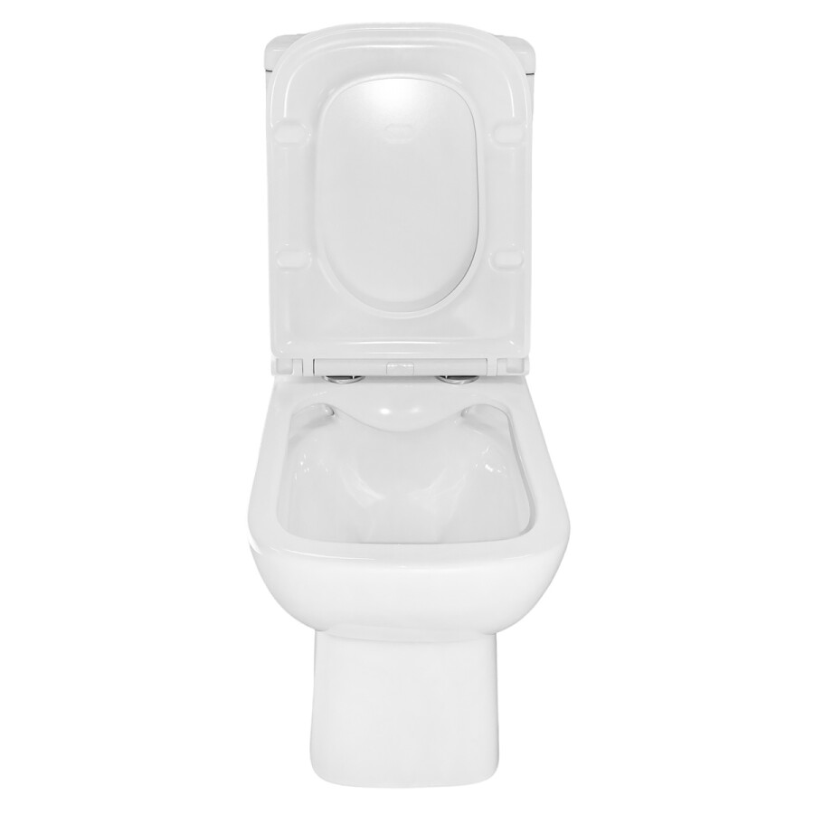 Унитаз-компакт Azario VARO 365х615х805 напольный, безободковый,с быстросъемным сиденьем Микролифт, дюропласт AZ-2171-1