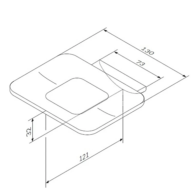 Am.Pm Inspire 2.0 мыльница настенная A50A34200