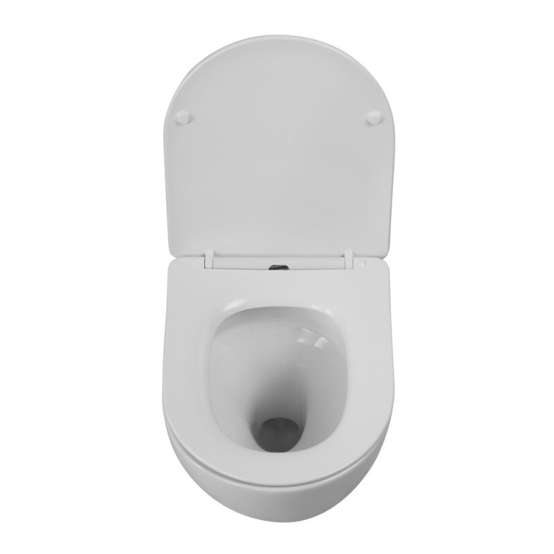 Унитаз подвесной безободковый со смывом TORNADO BelBagno AMANDA-TOR BB051CH-TOR-FC