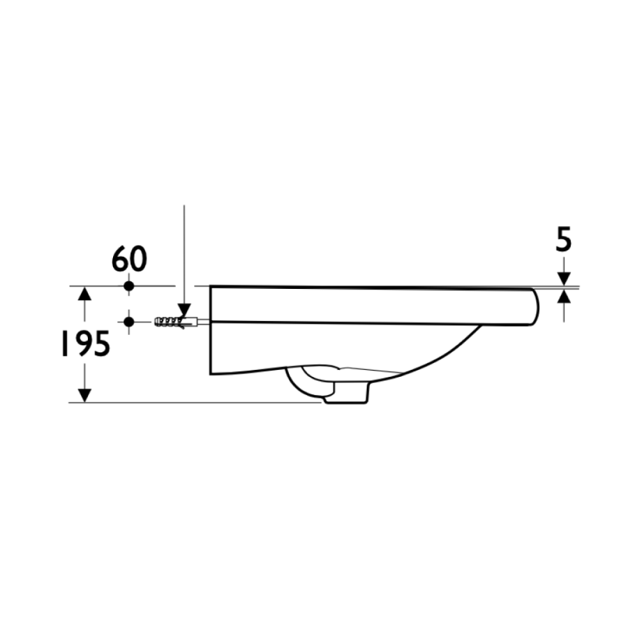 Ideal Standard Contour раковина 60x40 см S216801