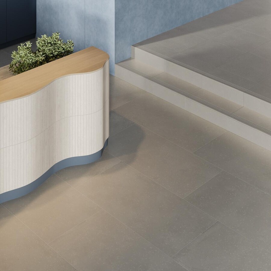 Керамический гранит Kerama Marazzi Прованс Пунтум серый матовый обрезной 60x60x0,8 KM6060G1211R8