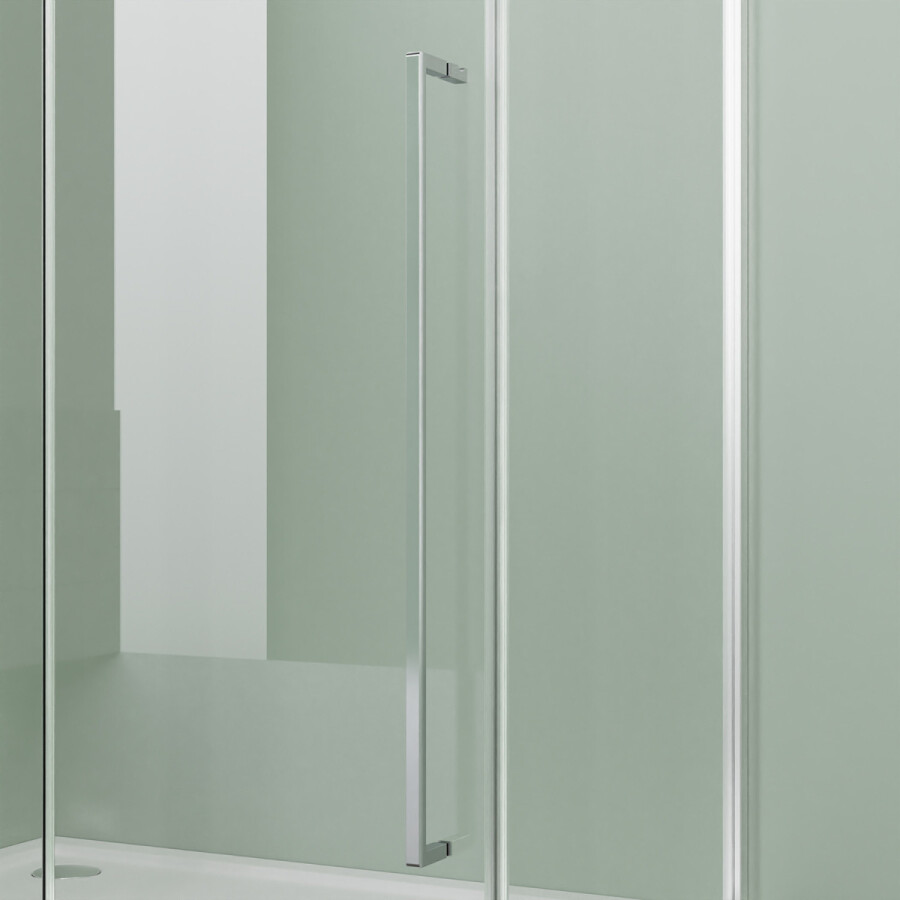 Душевое ограждение Azario Male 1200х900х1950 прозрачное стекло 6 мм, профиль брашированное золото AZ-J50-12090-BGL-CL