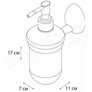 Fixsen дозатор для жидкого мыла GR-3012