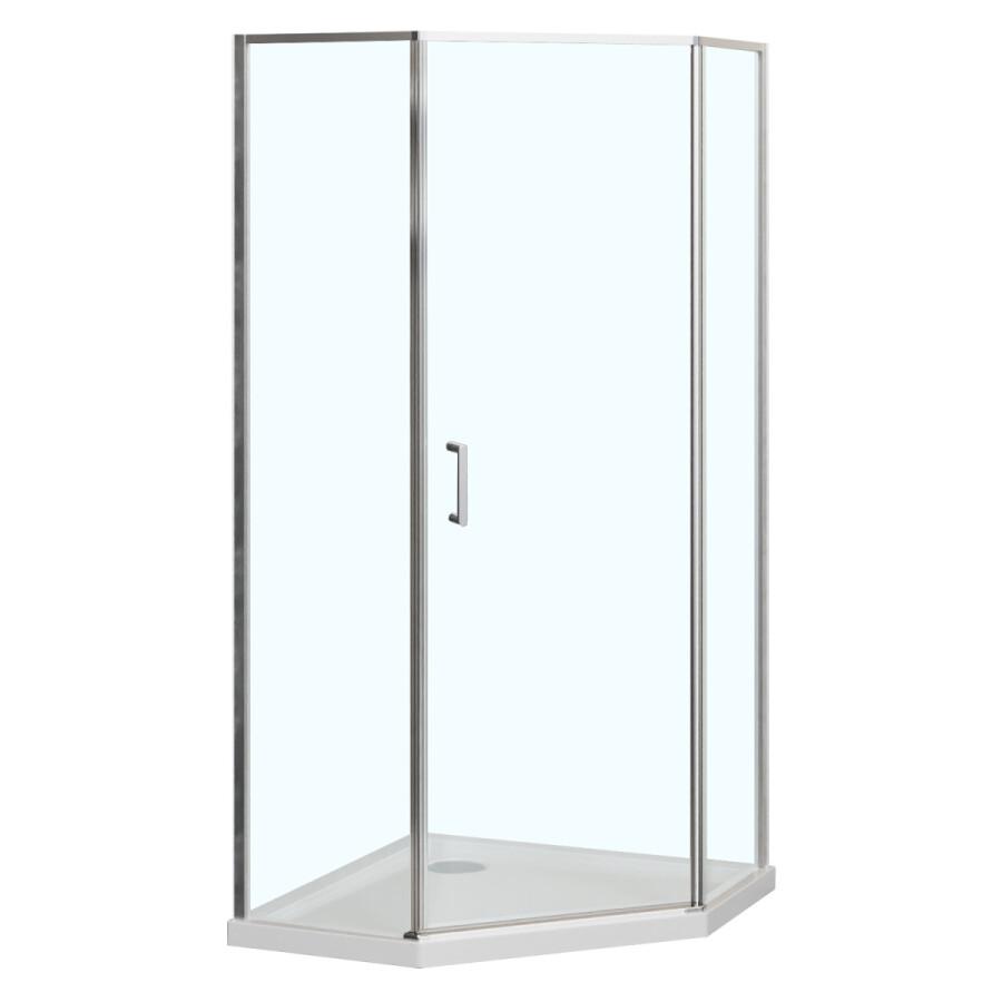 Душевое ограждение Azario SAKURA 1000х1000х1950 прозрачное стекло 6 мм, профиль хром AZ-21C-100-CH-CL