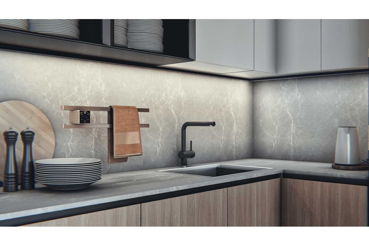 Полотенцесушитель Электро полка Terminus Smart dry S2 квадрат 500x90 4670078538758