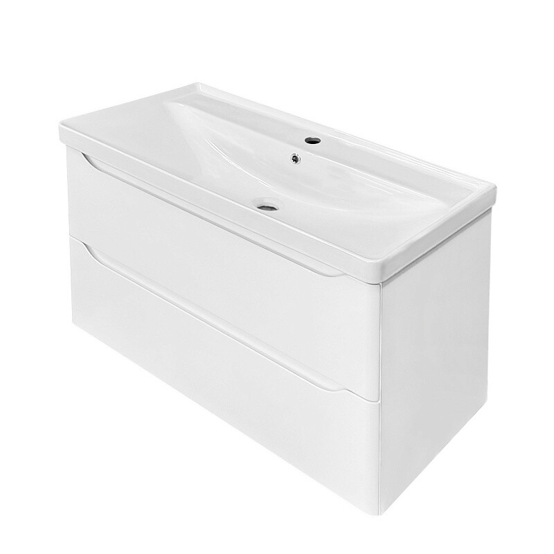 Комплект Тумба Azario Лотос 90/2 подвесная с раковиной Монте 90 CS00107945