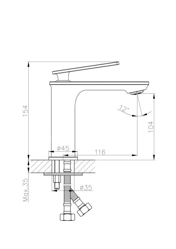 Haiba смеситель для раковины HB10589