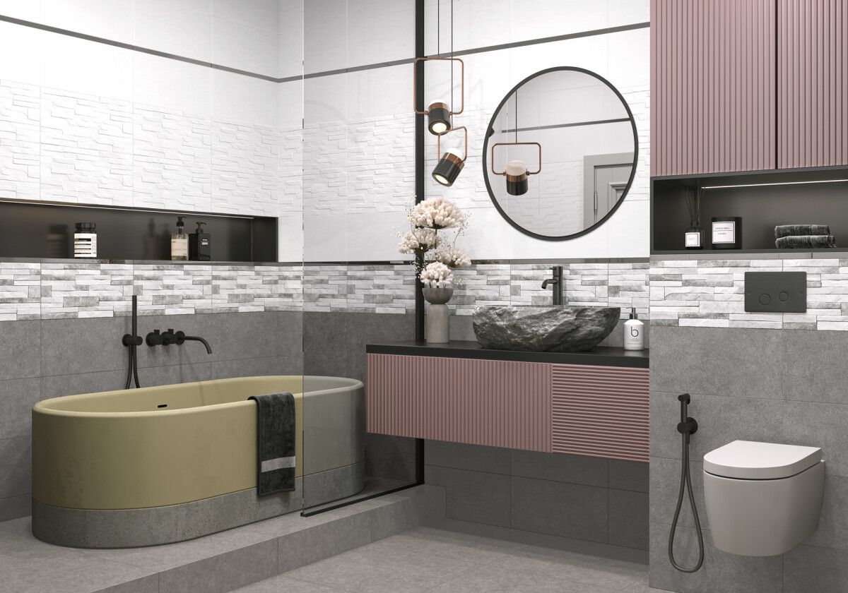 Alma Ceramica Discover Керамическая плитка настенная 249 x 500 x 8 TWU2550DCV17